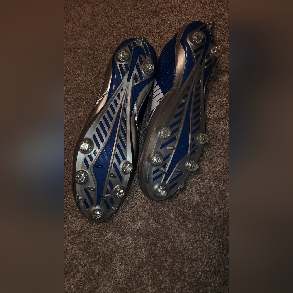 NWOT Nike Vapor Speed 3/4 TD football cleats in the Detroit Lions colorway - Picture 3 of 16